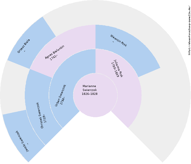 Fächerdiagramm von Marianne Swierczok