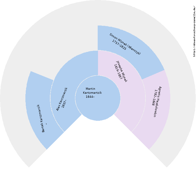 Fächerdiagramm von Martin Kartzmartzik